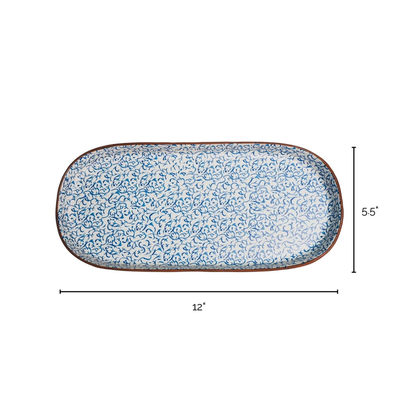 Floral Serving Tray