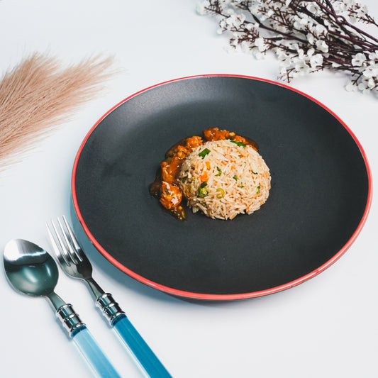 Vintage Black Plate