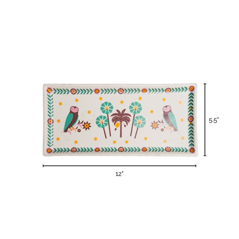 OWL SERVING PLATTER